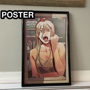 Chainsaw Man Power Anime Poster